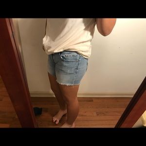 Mid-Rise Jean Shorts